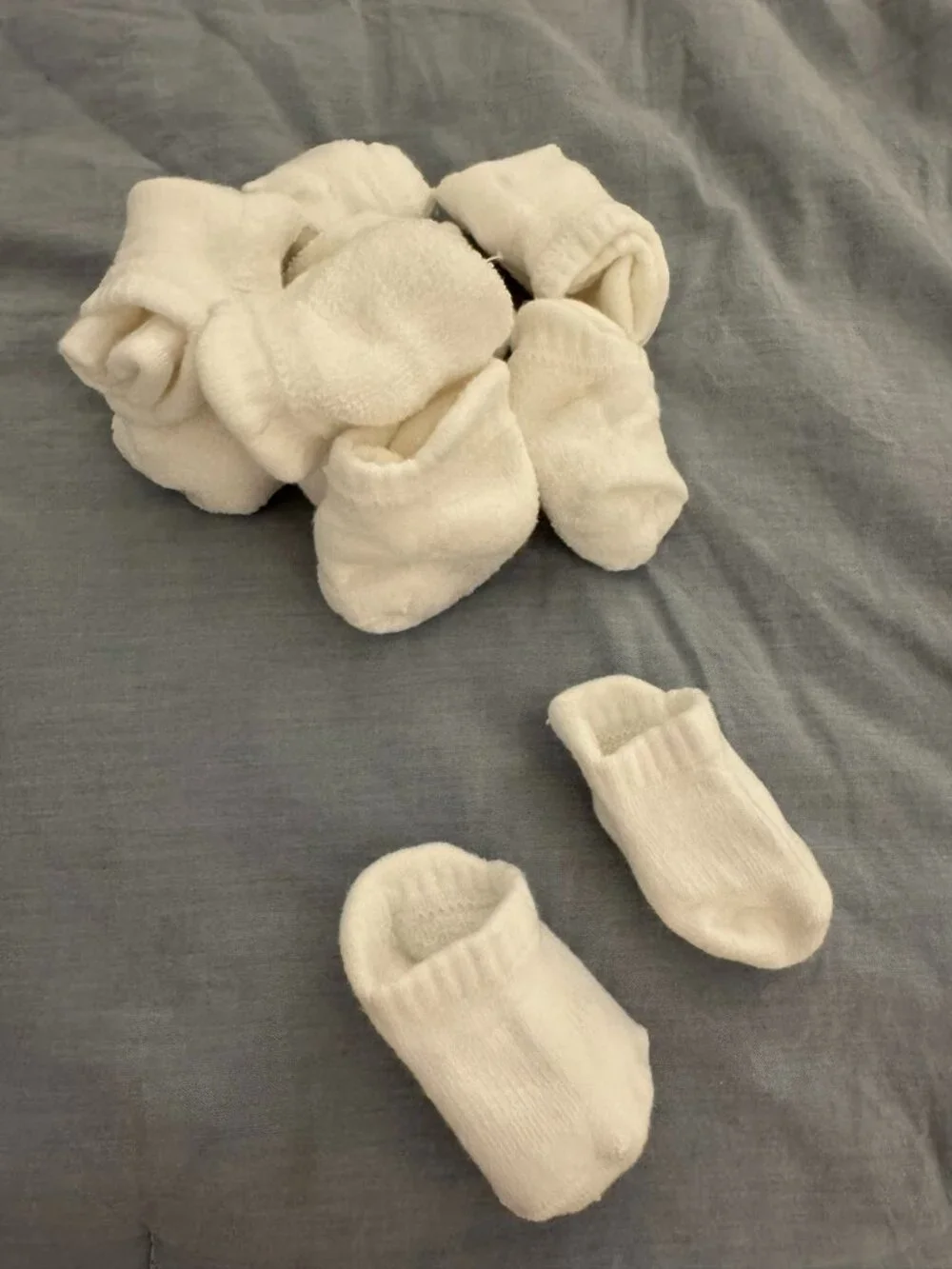 Carter's Baby Boy 10-Pack No Show Socks - White